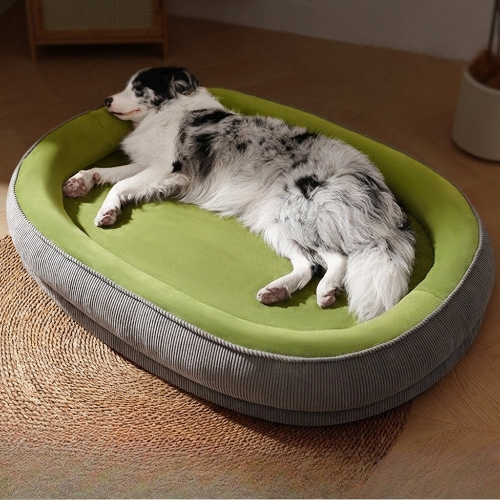 Washable Non-Slip Dog Bed with Soft Polyester Fabric